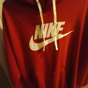 Men’s nike red xlg hoodie